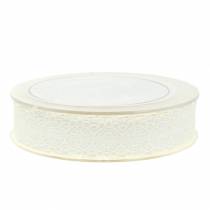 Prodotto Nastro in pizzo, crema, 26 mm, 20 m