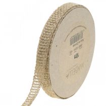 Prodotto Nastro decorativo in juta naturale 12mm nastro decorativo rustico in juta 10m