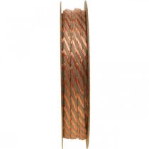Cordone, nastro decorativo, cordoncino per gioielli Rame-colori naturali L20m Ø4cm
