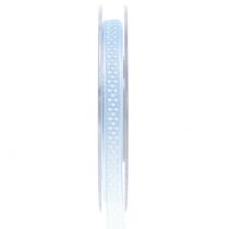Nastro decorativo con punti blu 7mm L20m