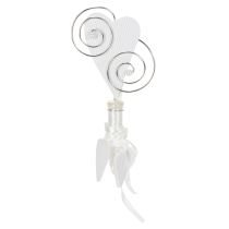 Prodotto Appendiabiti da panchina con tubo e cuore, 18 cm, 6 pezzi