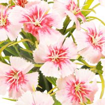 Prodotto Garofano barbuto Garofano artificiale Rosa pesca 52 cm