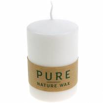 Prodotto PURE Nature Safe Candle candela stearina, cera di colza 90/60mm bianco 1 pz