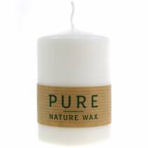 Prodotto PURE Nature Safe Candle candela stearina, cera di colza 90/60mm bianco 1 pz