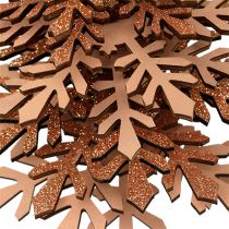 Addobbo natalizio Albero di Natale da sospendere con campana Colore rame 40 cm
