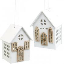 Decorazioni per l&#39;albero di Natale, decorazioni per la casa in legno H10cm 4 pezzi