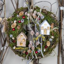 Prodotto Decorazioni per albero di Natale, decorazione per la casa in legno H10cm 4 pezzi