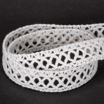 Prodotto Nastro decorativo in pizzo, cotone, per design creativo, 18 mm, 10 m