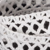 Prodotto Nastro decorativo in pizzo, cotone, per design creativo, 18 mm, 10 m
