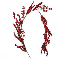 Prodotto Ghirlanda di bacche Ghirlanda artificiale con bacche rosse 130 cm