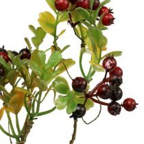 Prodotto Ramo di bacche artificiali Cotoneaster rosso 50 cm 2 pezzi