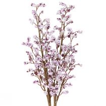 Prodotto Ramo di bacche Ramo di Natale viola bianco gelo L60cm 2 pz