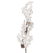 Prodotto Decorazione invernale artificiale a forma di ramo con bacche e pigne, 60 cm.