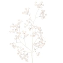 Prodotto Ramo artificiale di bacche bianche, per decorazioni/lavoretti creativi, 52 cm