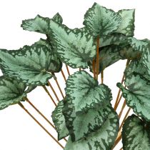 Cespuglio di begonia artificiale verde 30 cm