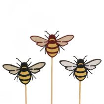 Spina ape spina fiore in legno colore natura 34cm 12pz