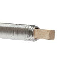 Prodotto Filo per rilegatura Filo per avvolgimento Filo per fiori argento 0,50 mm 100 g 3 pezzi