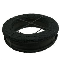 Prodotto Anello in schiuma floreale nero Ø44cm H6cm 2 pz