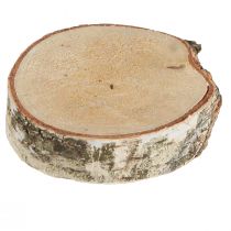 Prodotto Fette di betulla con corteccia sbiancata fette di albero Ø5-6cm 24 pz