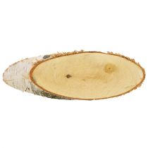 Prodotto Dischi di betulla ovali dischi di legno naturale decorazione 18-22 cm 10 pezzi
