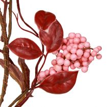 Prodotto Ghirlanda di foglie decorazione autunnale appendiabiti decorativo in rosa 125 cm