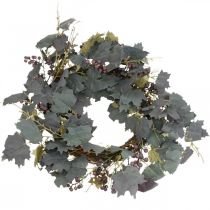 Ghirlanda decorativa di foglie di vite e uva Ghirlanda autunnale di viti Ø60cm