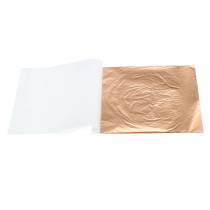 Foglia metallo foglie rame 14×14cm 25p