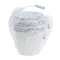 Prodotto Secchielli in latta bianchi Ø14cm H12cm 6 pezzi