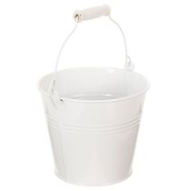 Prodotto Secchielli in latta bianca Ø14cm H12cm 6 pezzi