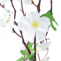 Prodotto Ghirlanda di fiori ghirlanda di fiori artificiali fiori bianchi 160 cm