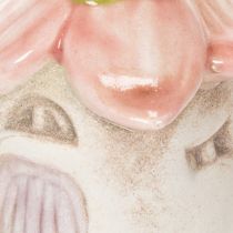Prodotto Decorazione da appendere Casette-fiori delle fate in ceramica 6 cm 6 pezzi