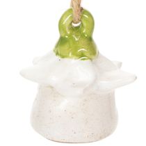Prodotto Decorazione da appendere Casette-fiori delle fate in ceramica 6 cm 6 pezzi