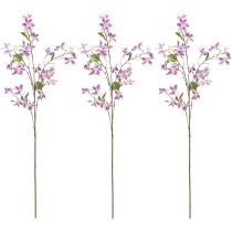 Prodotto Ramo di clematide artificiale, decorazione da tavolo di lunga durata, 110 cm, 3 pezzi