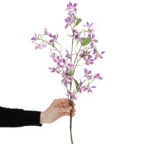 Prodotto Ramo di clematide artificiale, decorazione da tavolo di lunga durata, 110 cm, 3 pezzi