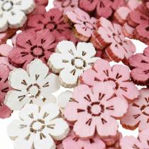 Fiori di ciliegio sparsi, fiori primaverili, decorazioni per la tavola, fiori di legno per spargere 144St