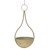 Prodotto Cesto di fiori, cesto appeso, decorazione in metallo giardino Ø16cm H38cm