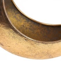 Prodotto Cesto appeso deco luna oro deco vintage 32/22 cm set di 2