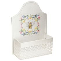 Prodotto Fioriera sospesa in metallo color crema ape L29cm