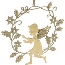 Prodotto Angelo da appendere Decorazione natalizia Metallo oro A14cm