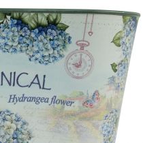 Prodotto Ciotola portafiori ovale ortensie in plastica 21,5×12,5 cm H11 cm