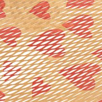 Prodotto Carta da regalo sostenibile a nido d'ape con motivo a cuore per occasioni speciali, 25 metri