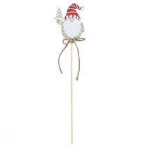 Prodotto Tappi per fiori Gnomi natalizi in legno 5x8cm 12 pz