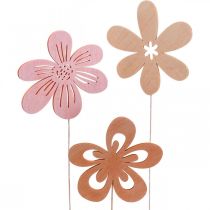 Picchetti da giardino Fiore Picchetti per fiori Arancione/Rosa/Bianco Ø9.5cm 15pz