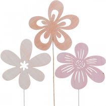 Picchetti da giardino Fiore Picchetti per fiori Arancione/Rosa/Bianco Ø9.5cm 15pz