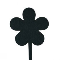 Prodotto Spina per fiori mini pannelli per fiori in legno nero Ø10 cm 6 pezzi