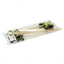 Prodotto Spina fiore rana divertente spina decorativa in legno 7,5 cm 12 pezzi