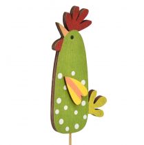 Prodotto Tappi per fiori Pasqua divertenti galline in legno 5,5×10 cm 12pz