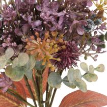 Bouquet di cardo artificiale bouquet di eucalipto decorazione floreale 36cm