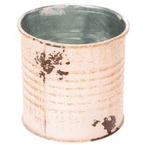 Prodotto Vaso decorativo per fiori, barattolo in metallo color salmone, porta erbe aromatiche Ø8cm H7.5cm