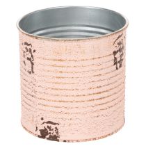 Prodotto Vaso da fiori decorativo in metallo color salmone, decorazione estiva Ø11cm H10.5cm